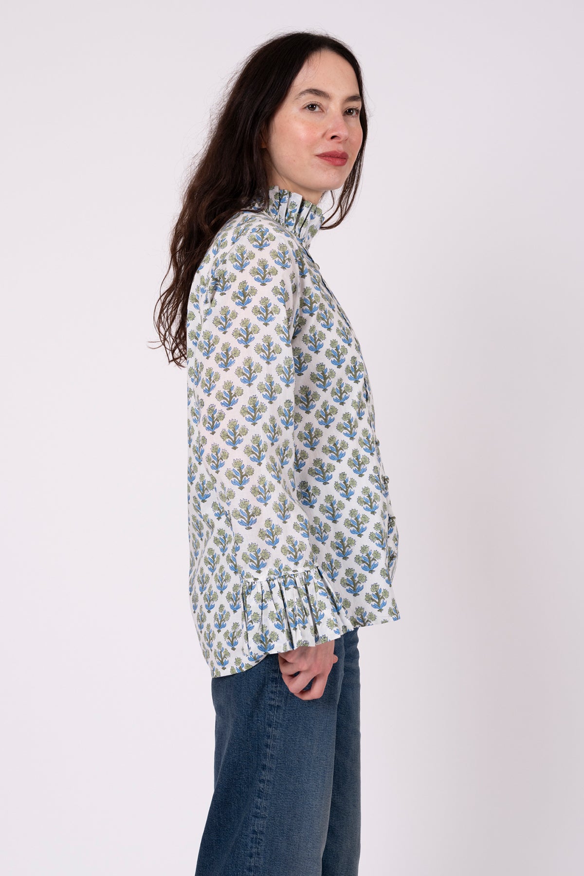 Montalcino Tunic | Bleu/Thyme Vintage Poppy