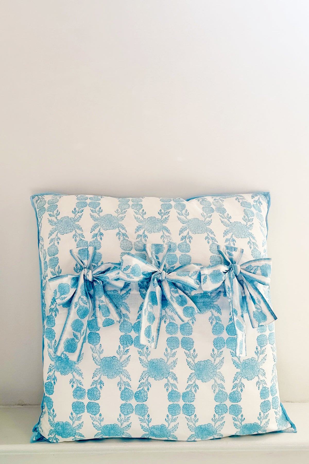 Tie Back Euro Sham | SUE SARTOR Marigold