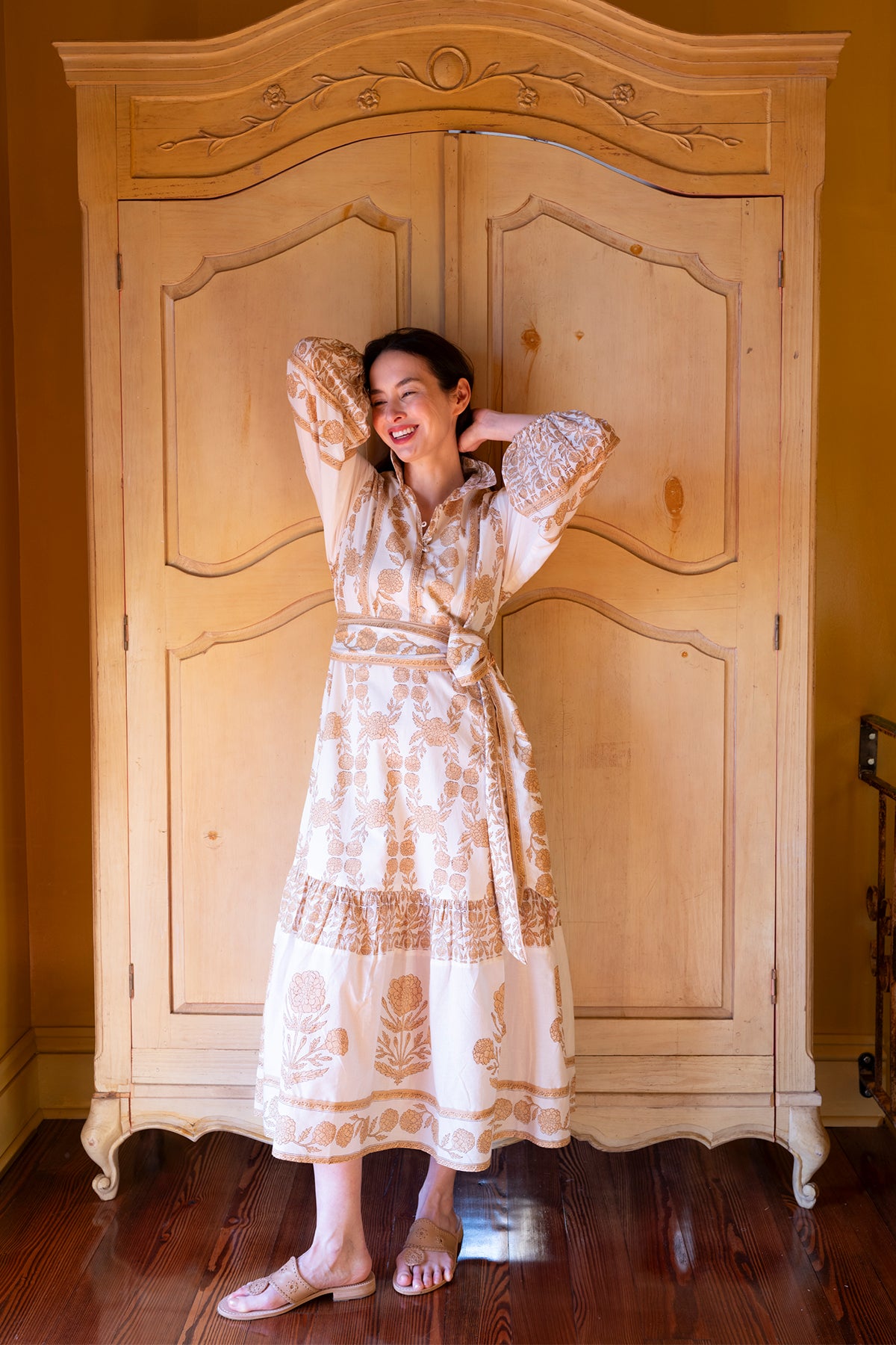 SUE SARTOR Flounce | Chino SUE SARTOR Marigold