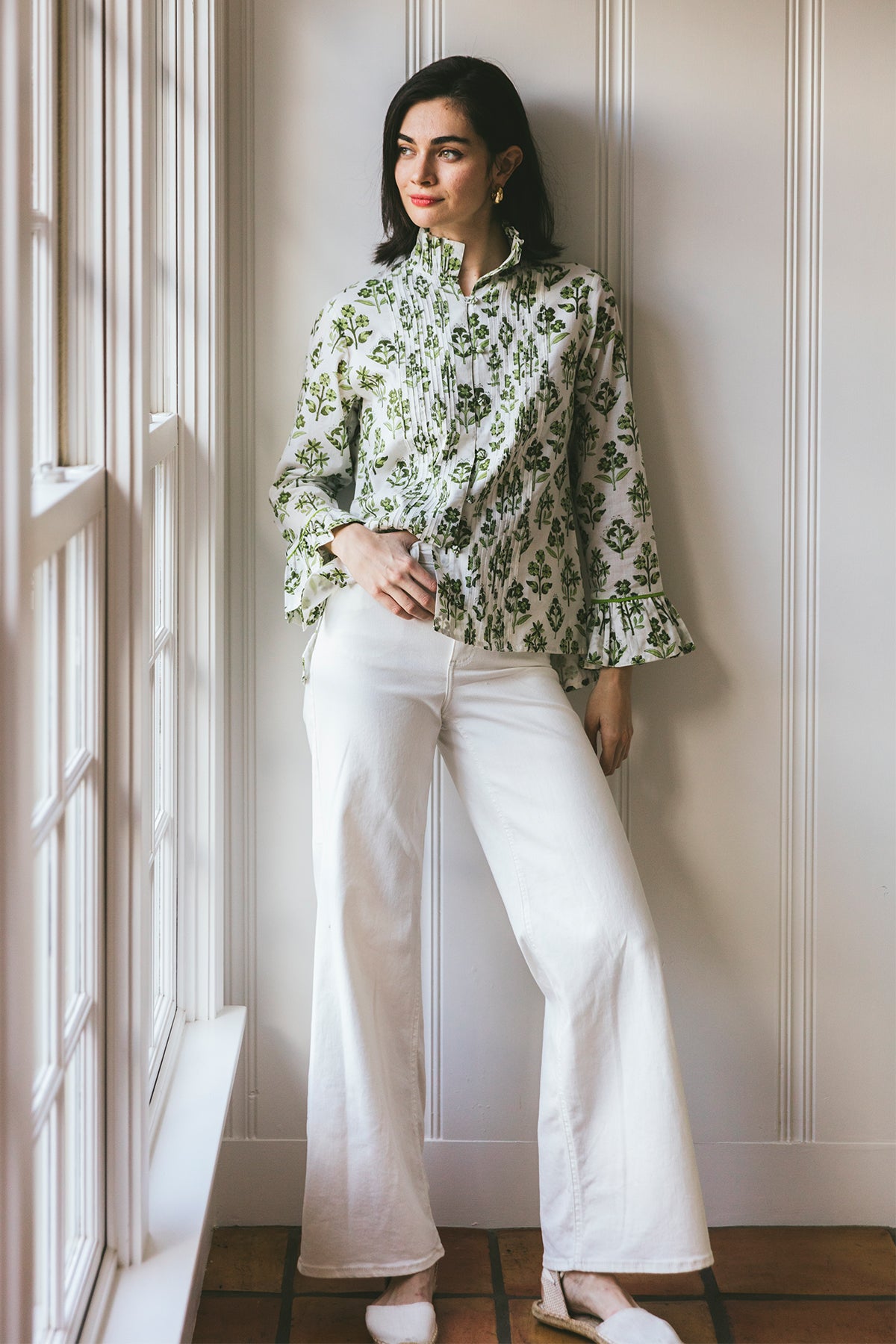 Montalcino Tunic | Chartreuse/Sage Provence