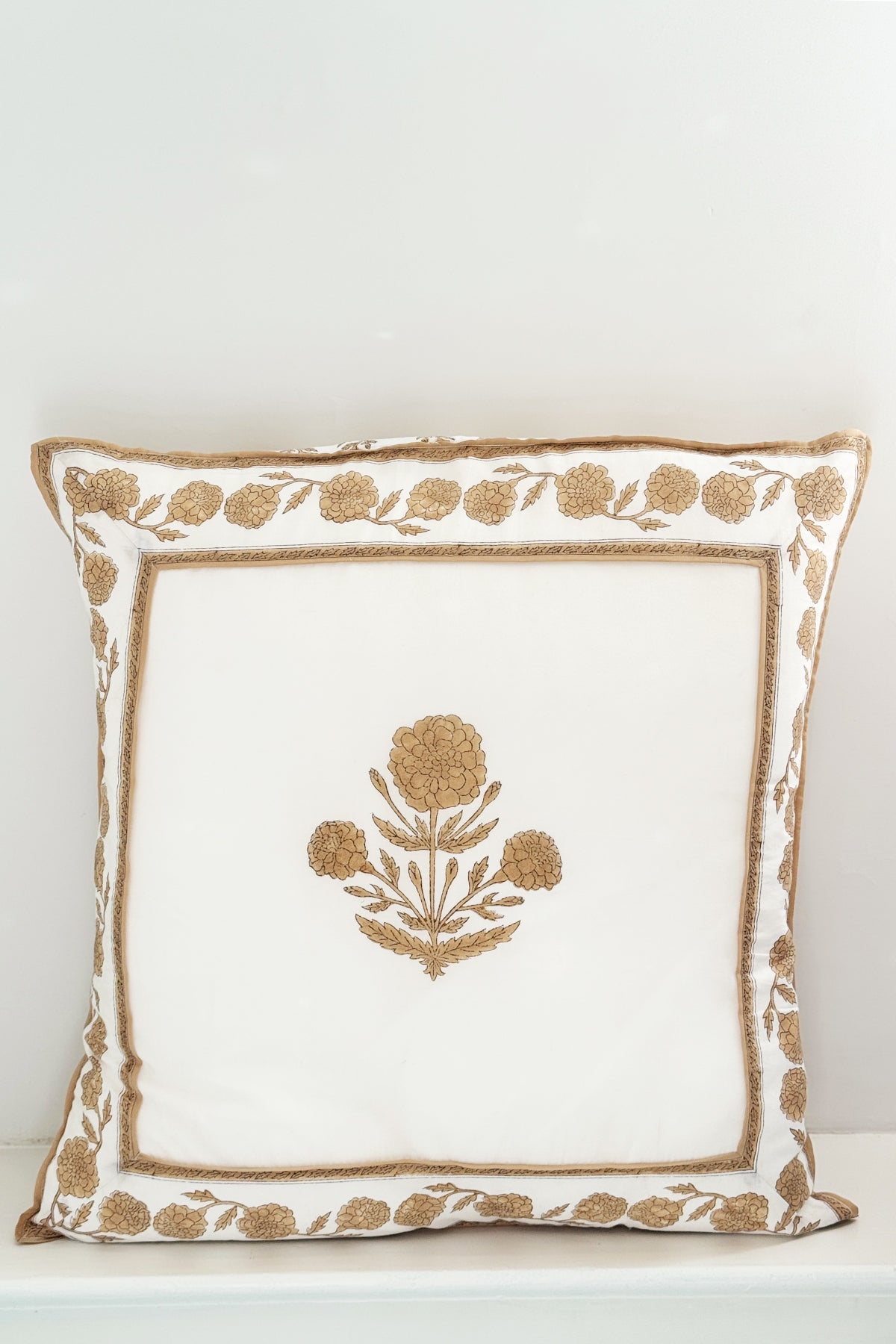 Tie Back Euro Sham | SUE SARTOR Marigold