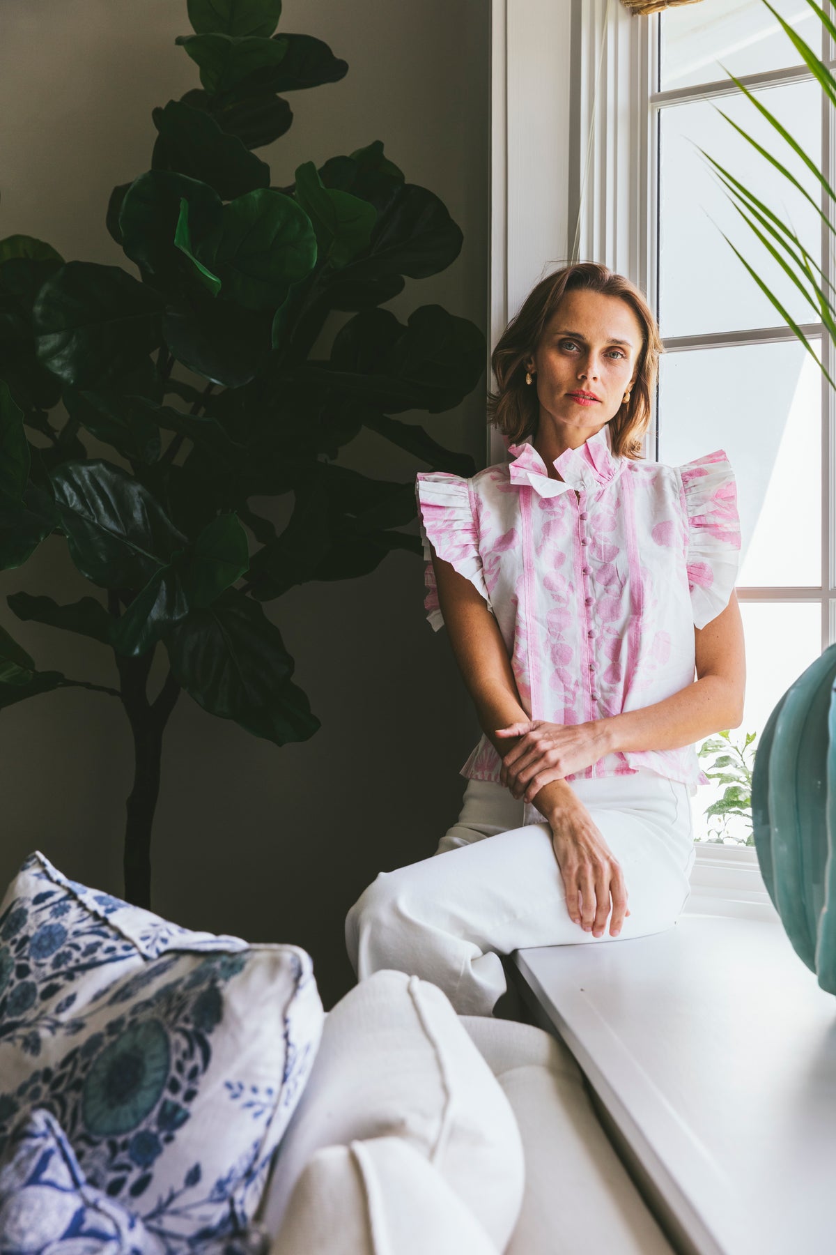Fairfield Top | Blush Marigold