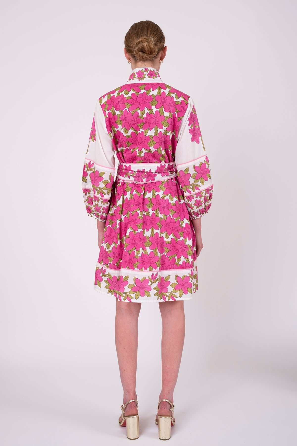 SUE SARTOR Flounce Shorty | Fuchsia Azalea
