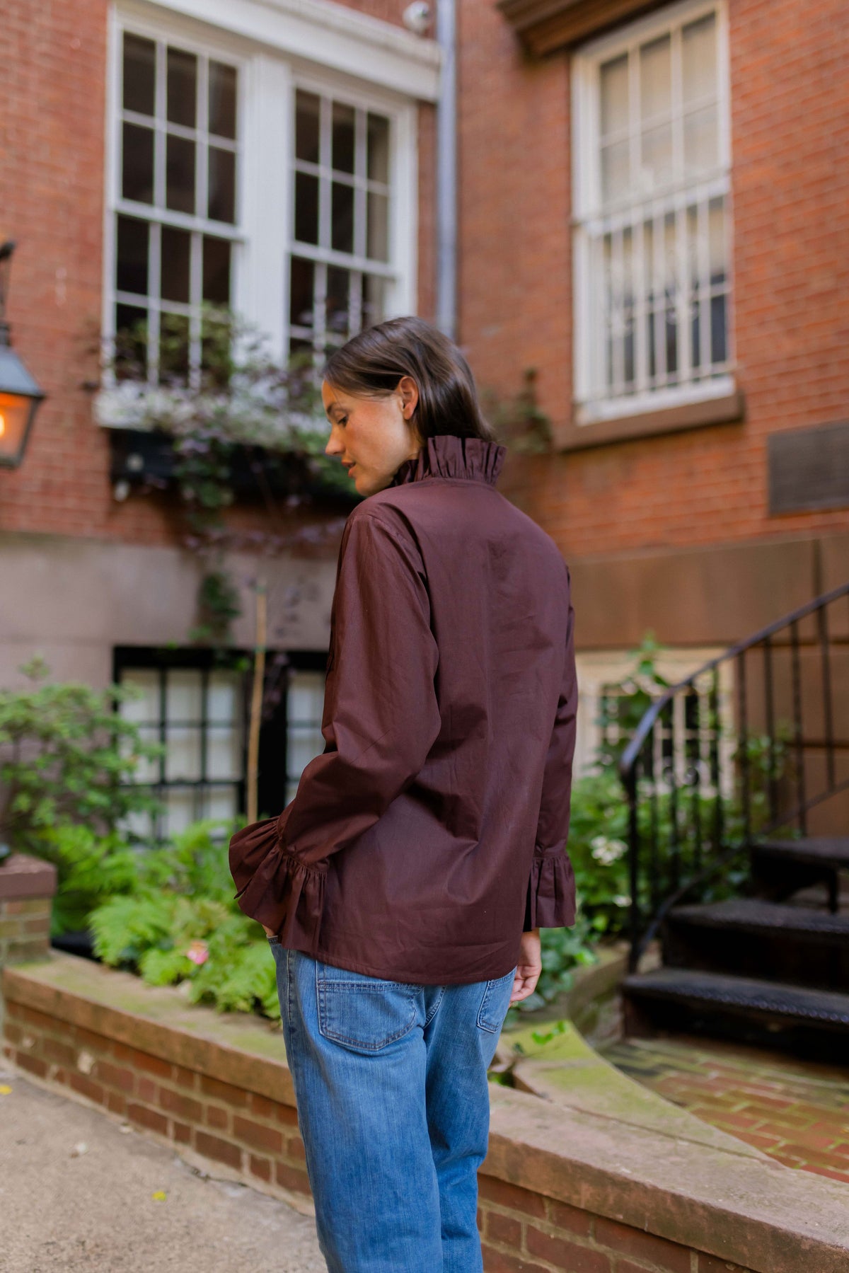 Montalcino Tunic | Chocolate Brown Cotton
