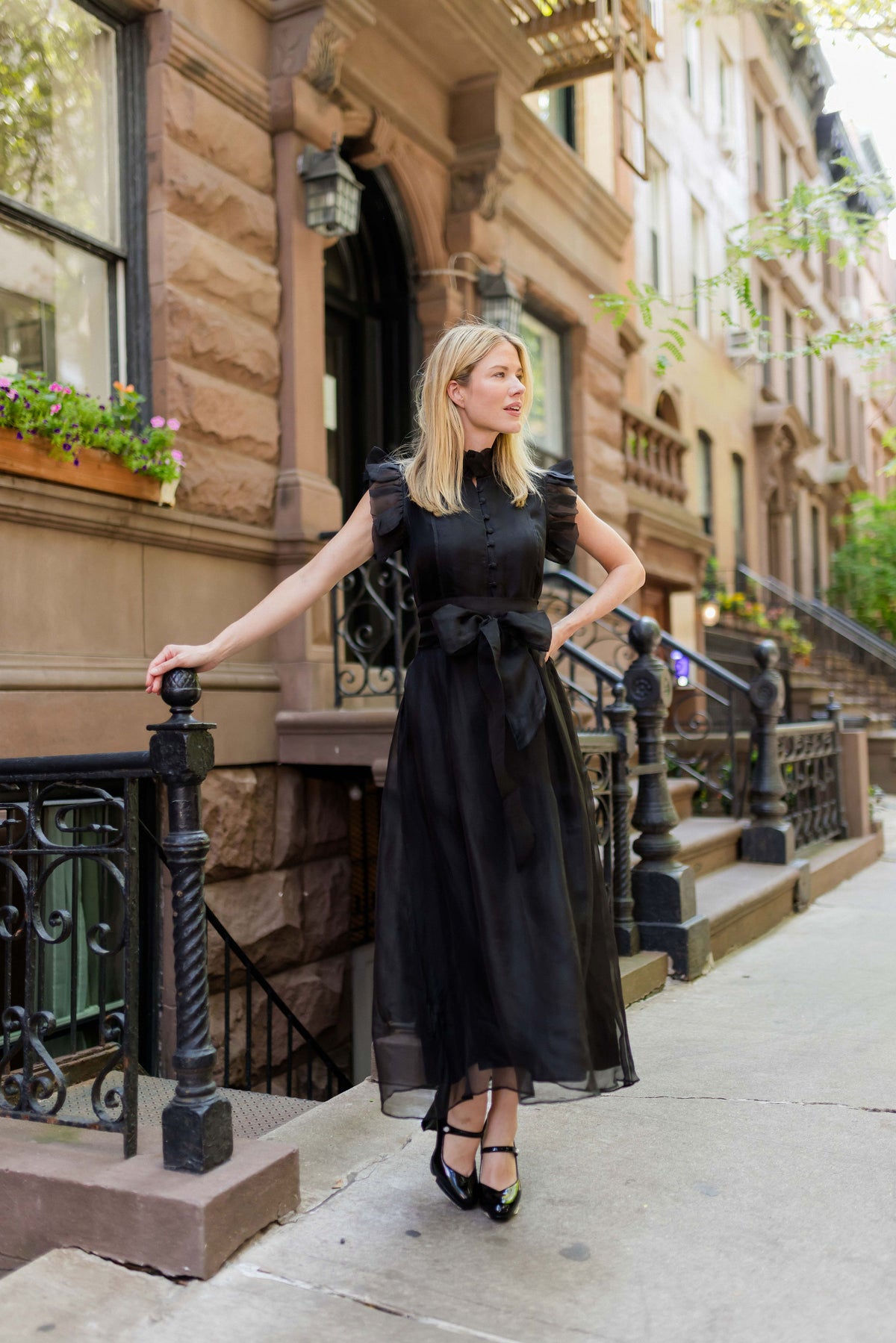 Fairfield | Black Silk Organza