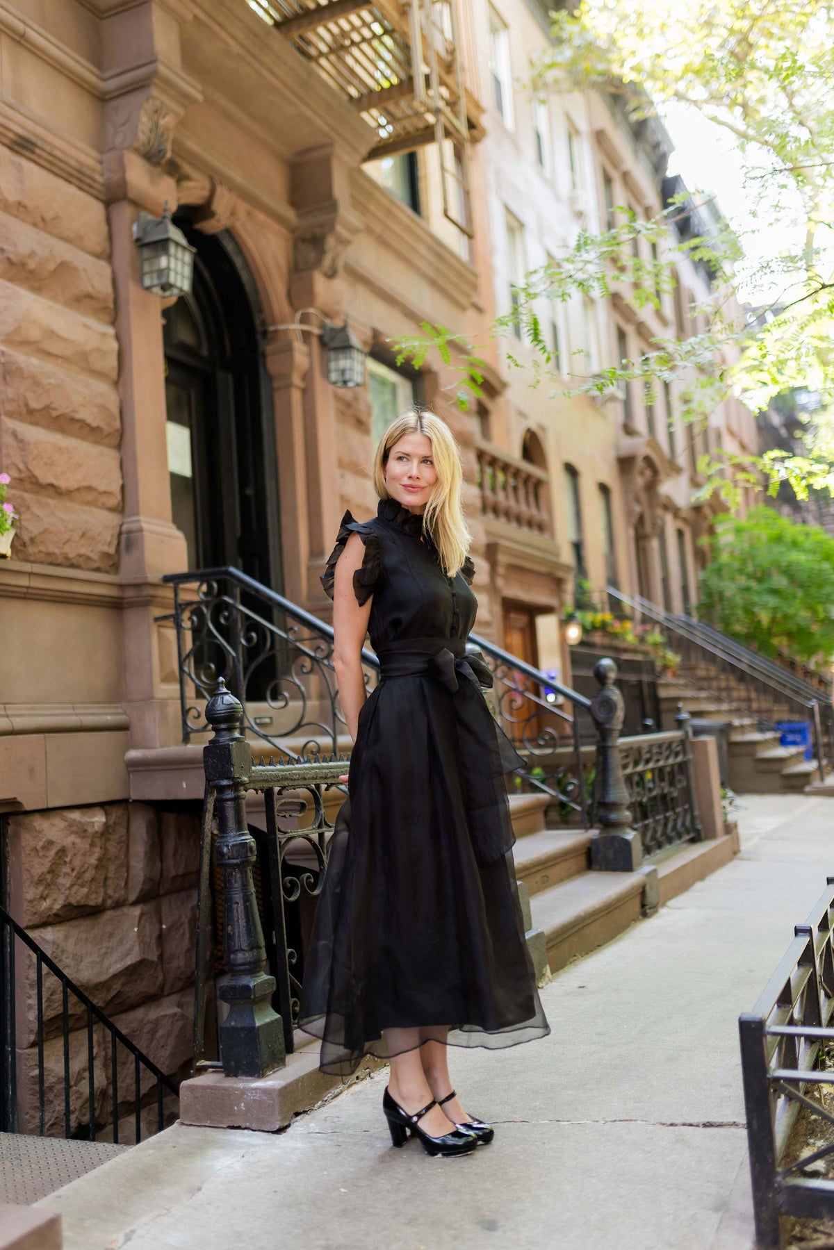 Fairfield | Black Silk Organza