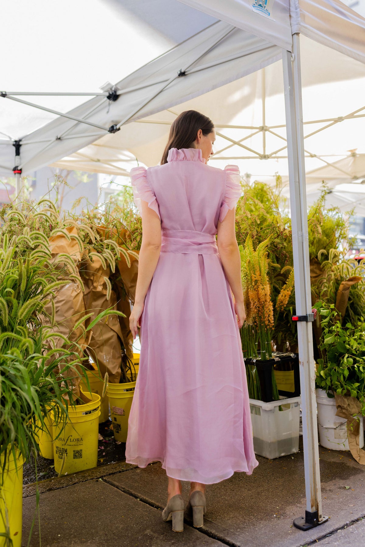 Fairfield | Foxglove Silk Organza