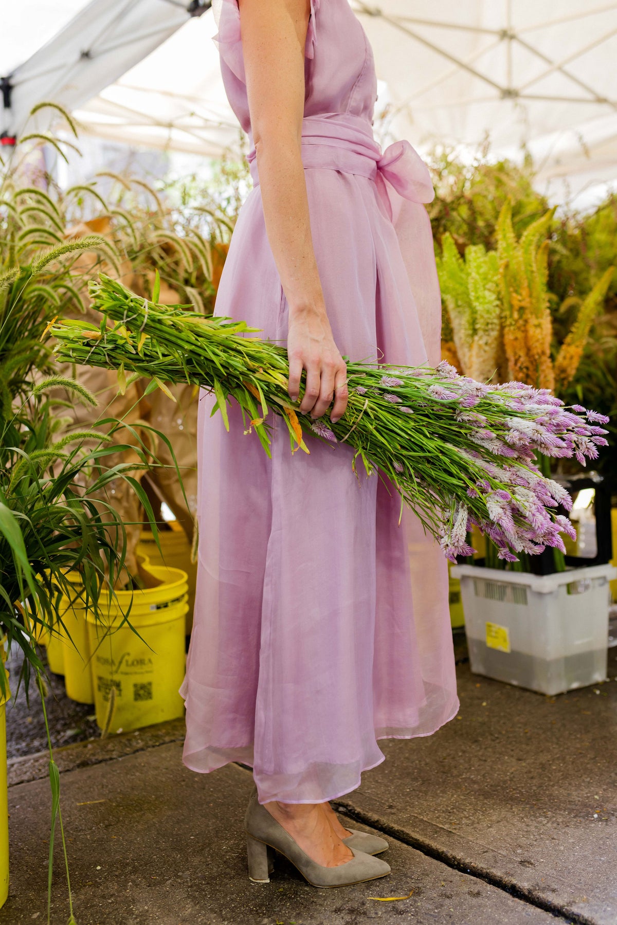Fairfield | Foxglove Silk Organza