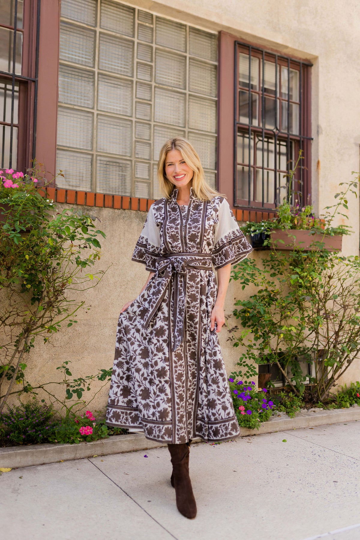 Palladio Kaftan | Espresso Vintage Lily