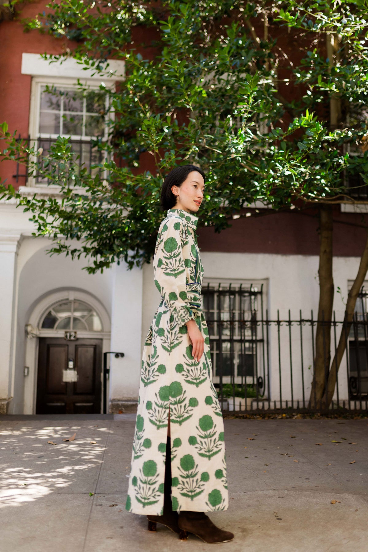 Marrakech Kaftan | Olive SUE SARTOR Marigold