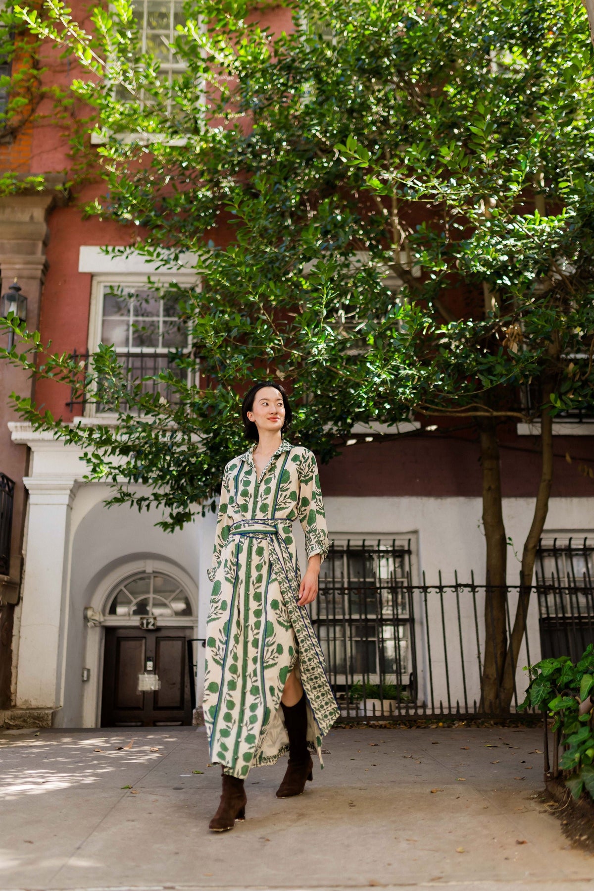 Marrakech Kaftan | Olive SUE SARTOR Marigold