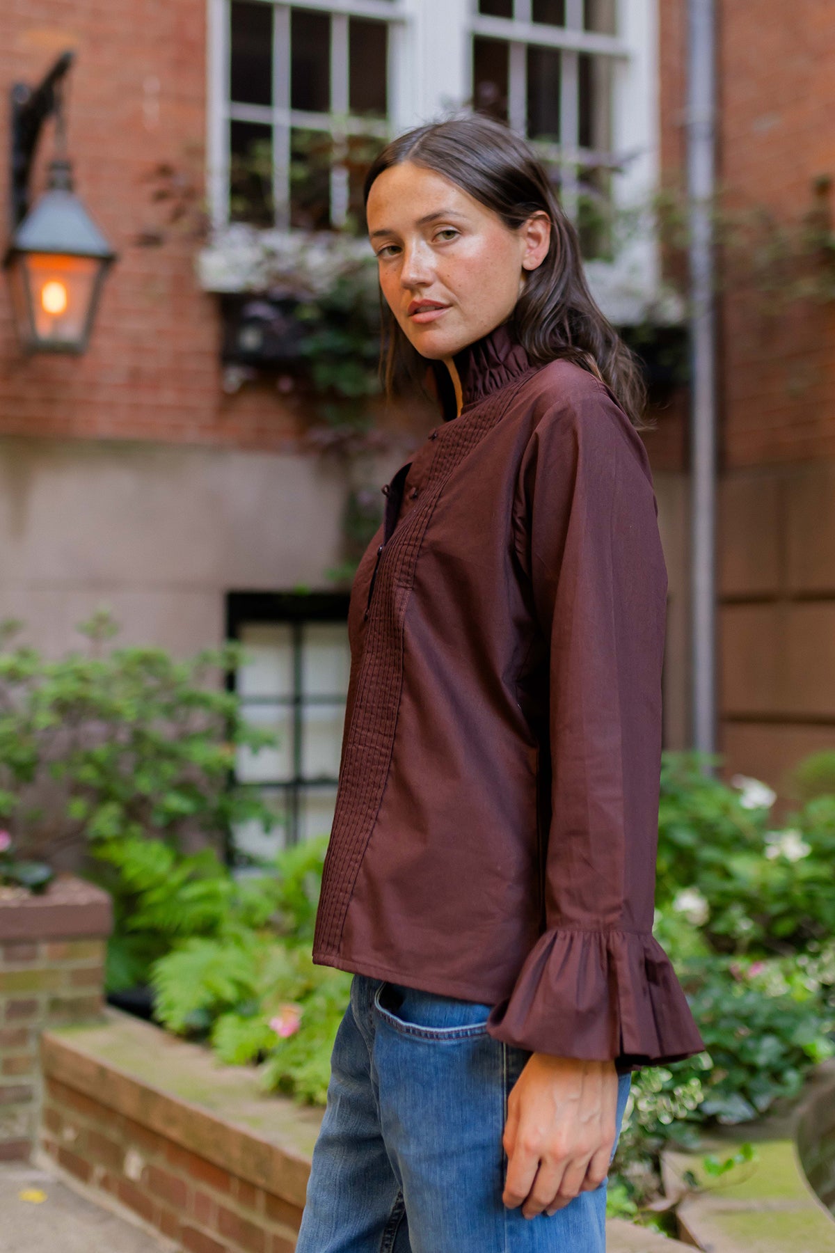 Montalcino Tunic | Chocolate Brown Cotton