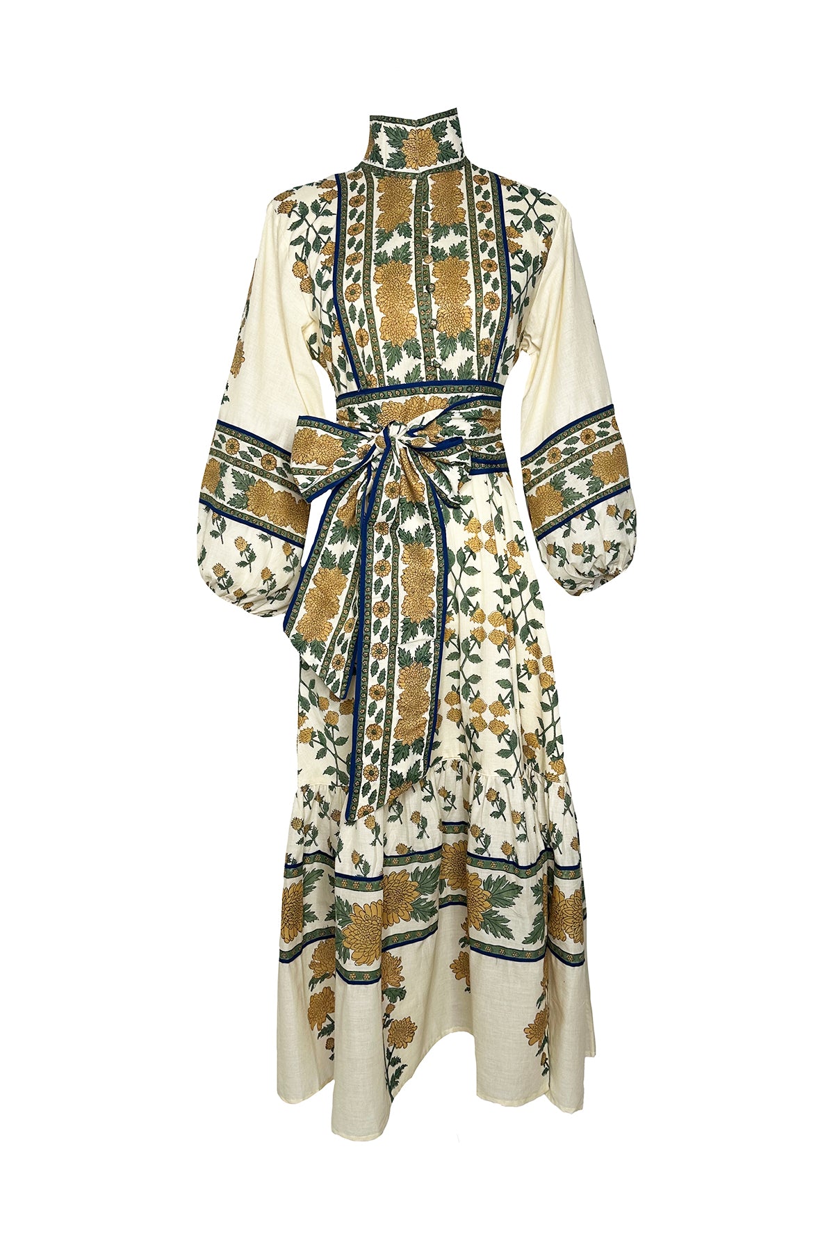 SUE SARTOR Flounce | Honey/Olive Mum