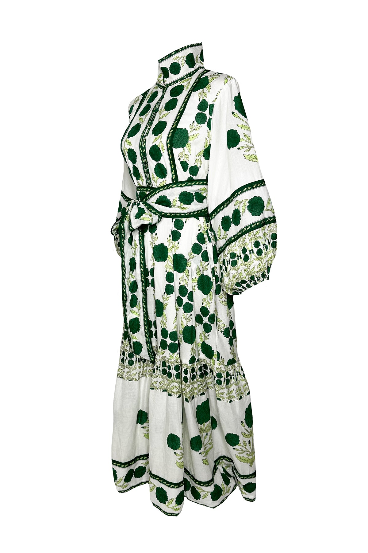 SUE SARTOR Flounce | Emerald Green SUE SARTOR Marigold