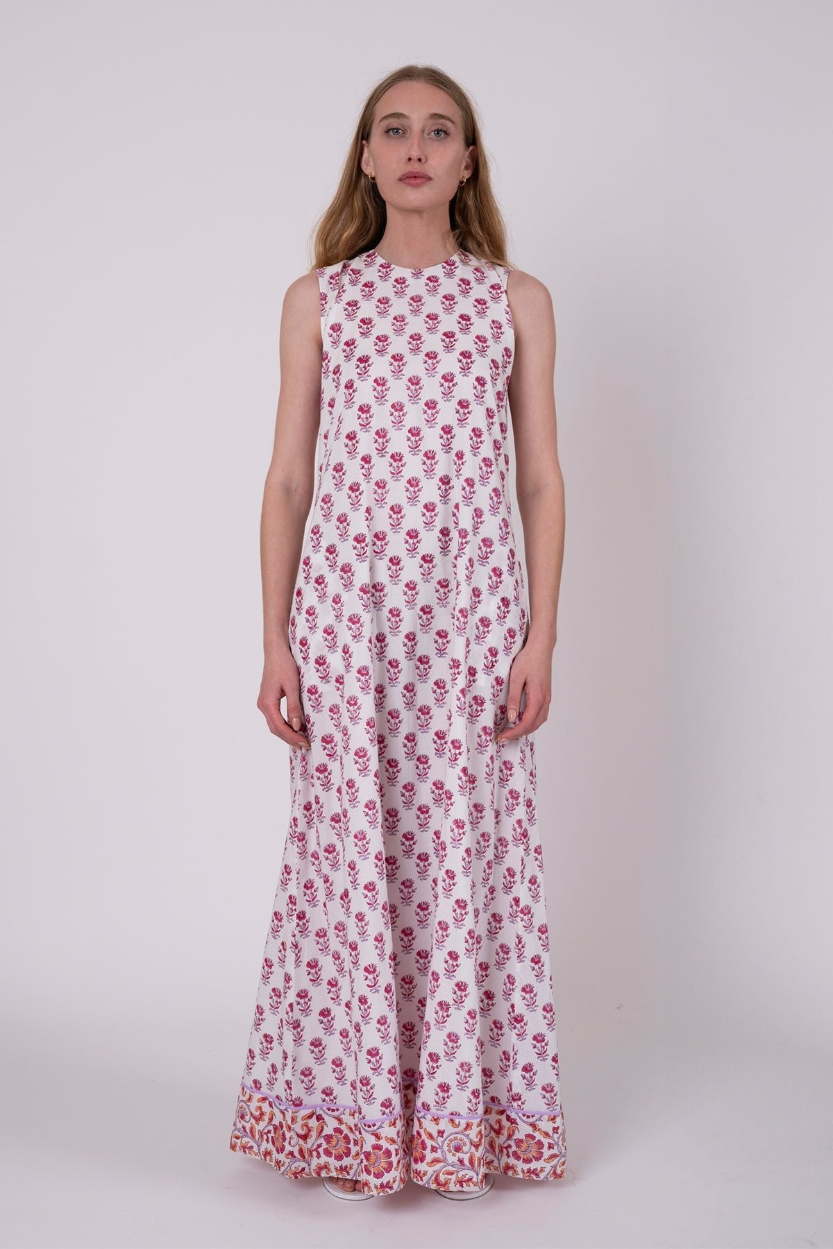Tibi Dress | Cassis/Lavender Victorian Frieze