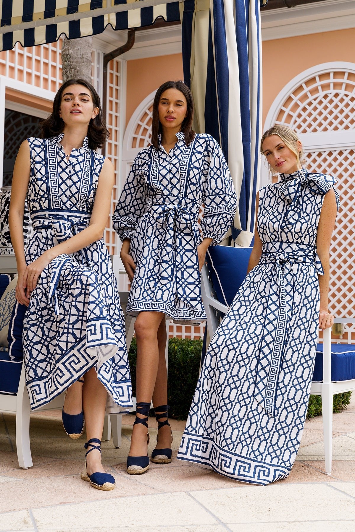 Tibi Dress | Navy Bamboo