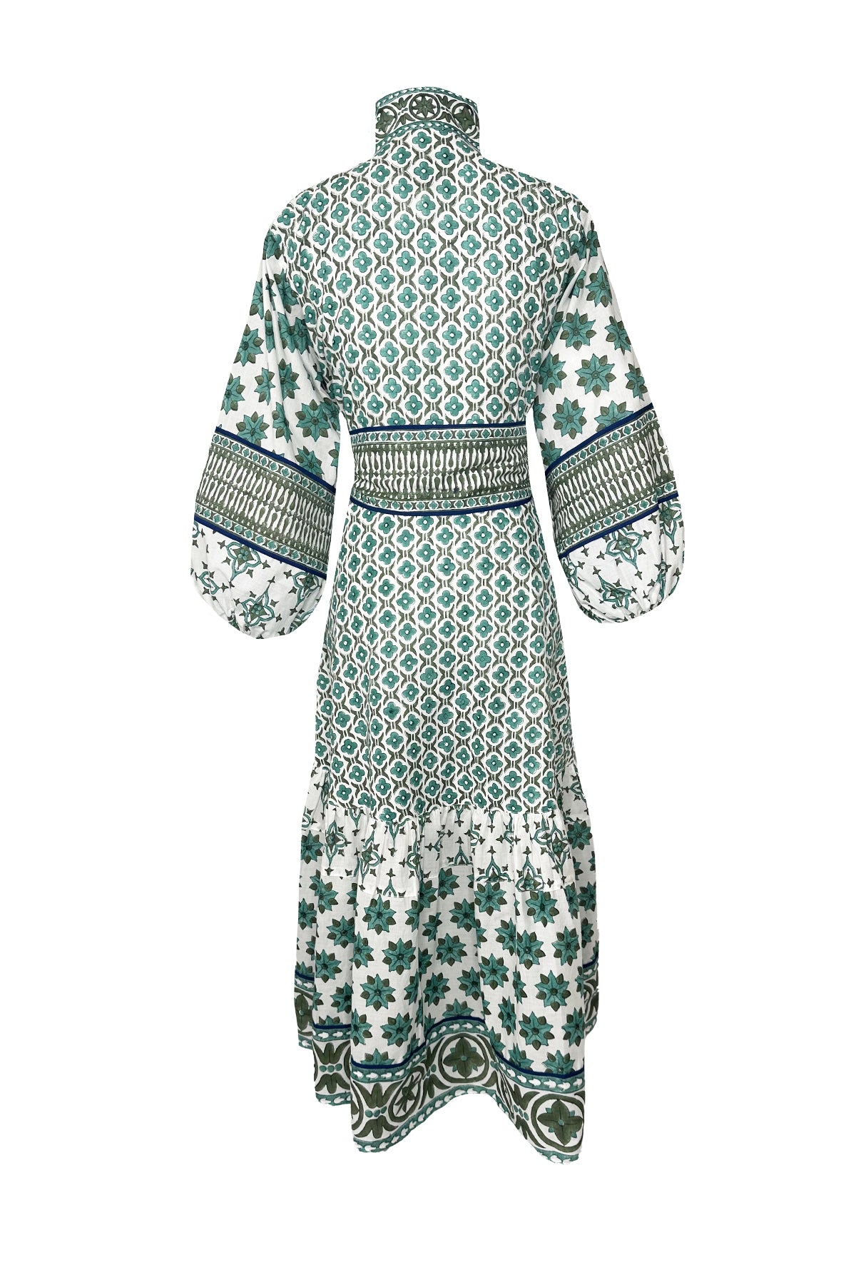 SUE SARTOR Flounce | Verdigris Fiore
