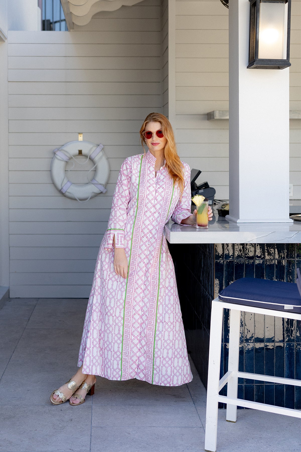 Marrakech Kaftan | Hibiscus Bamboo