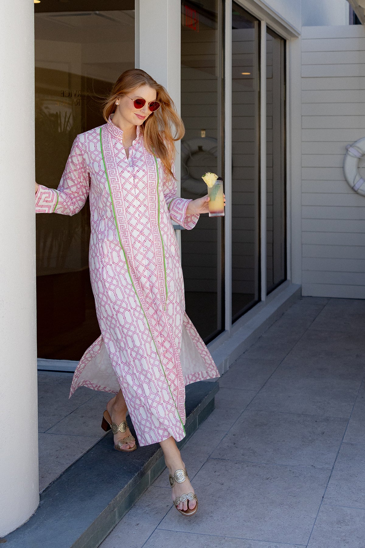 Marrakech Kaftan | Hibiscus Bamboo