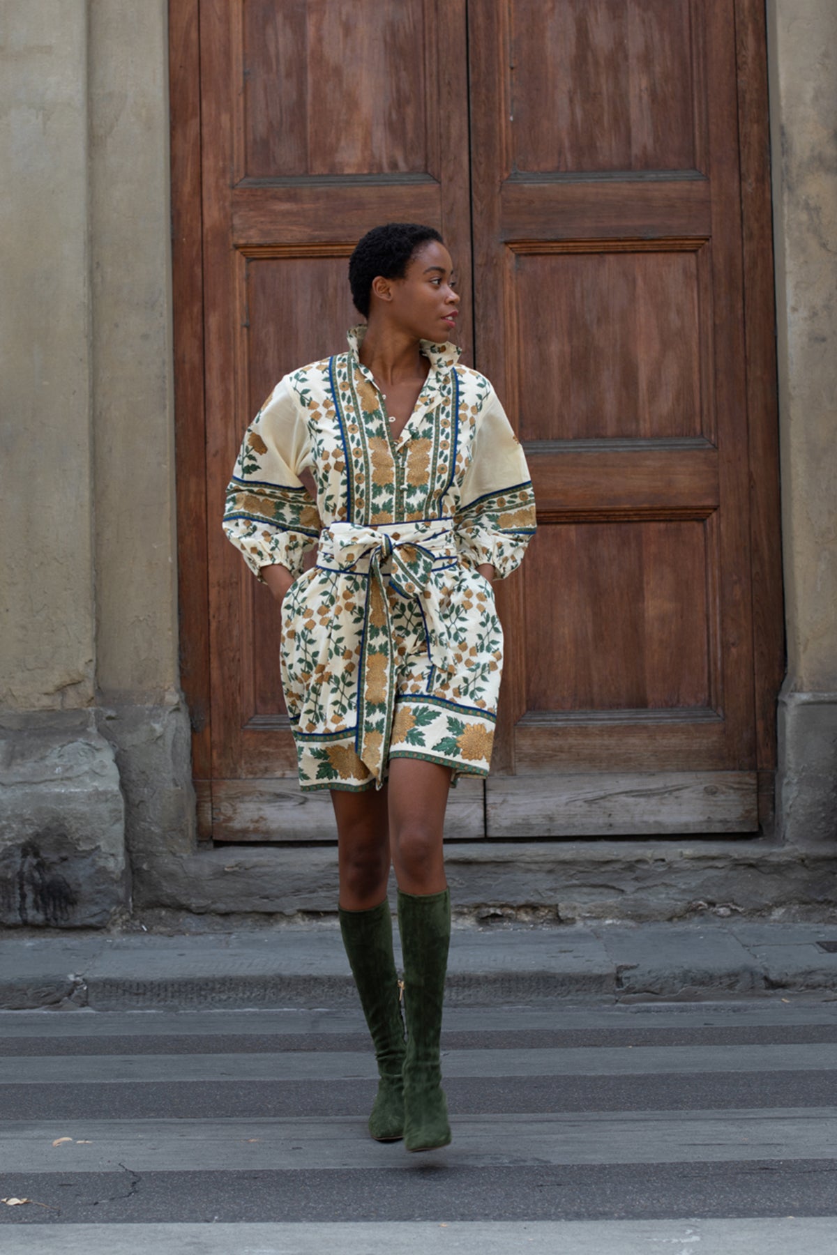 Sue Sartor Flounce™️ | Lirio vintage verde kelly