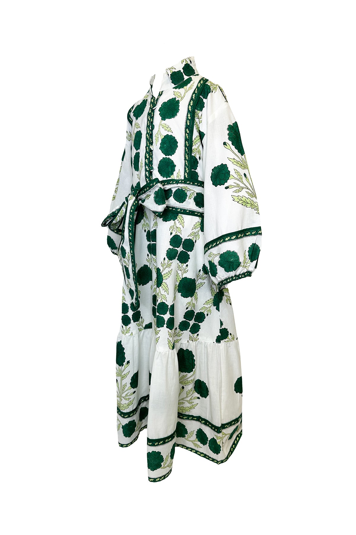 Little Girl’s SUE SARTOR Flounce | Emerald Green SUE SARTOR Marigold