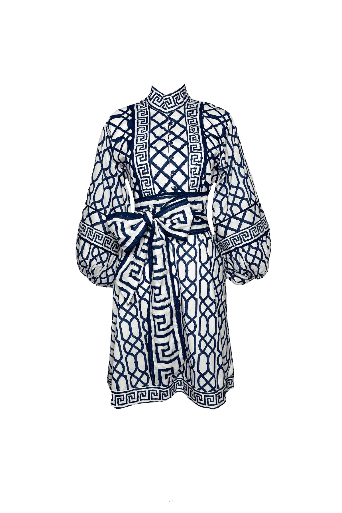 SUE SARTOR Flounce Shorty | Navy Bamboo