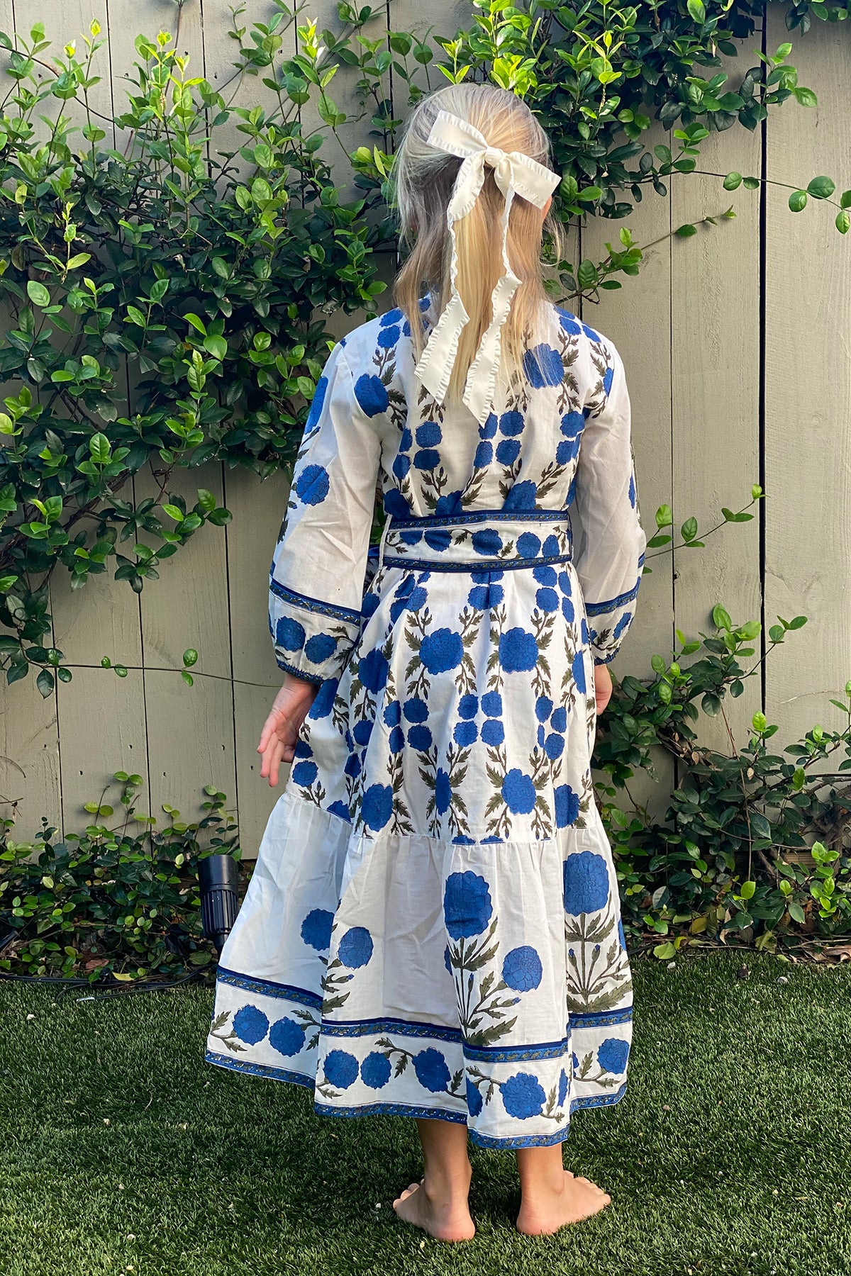 Little Girl’s SUE SARTOR Flounce | French Blue SUE SARTOR Marigold