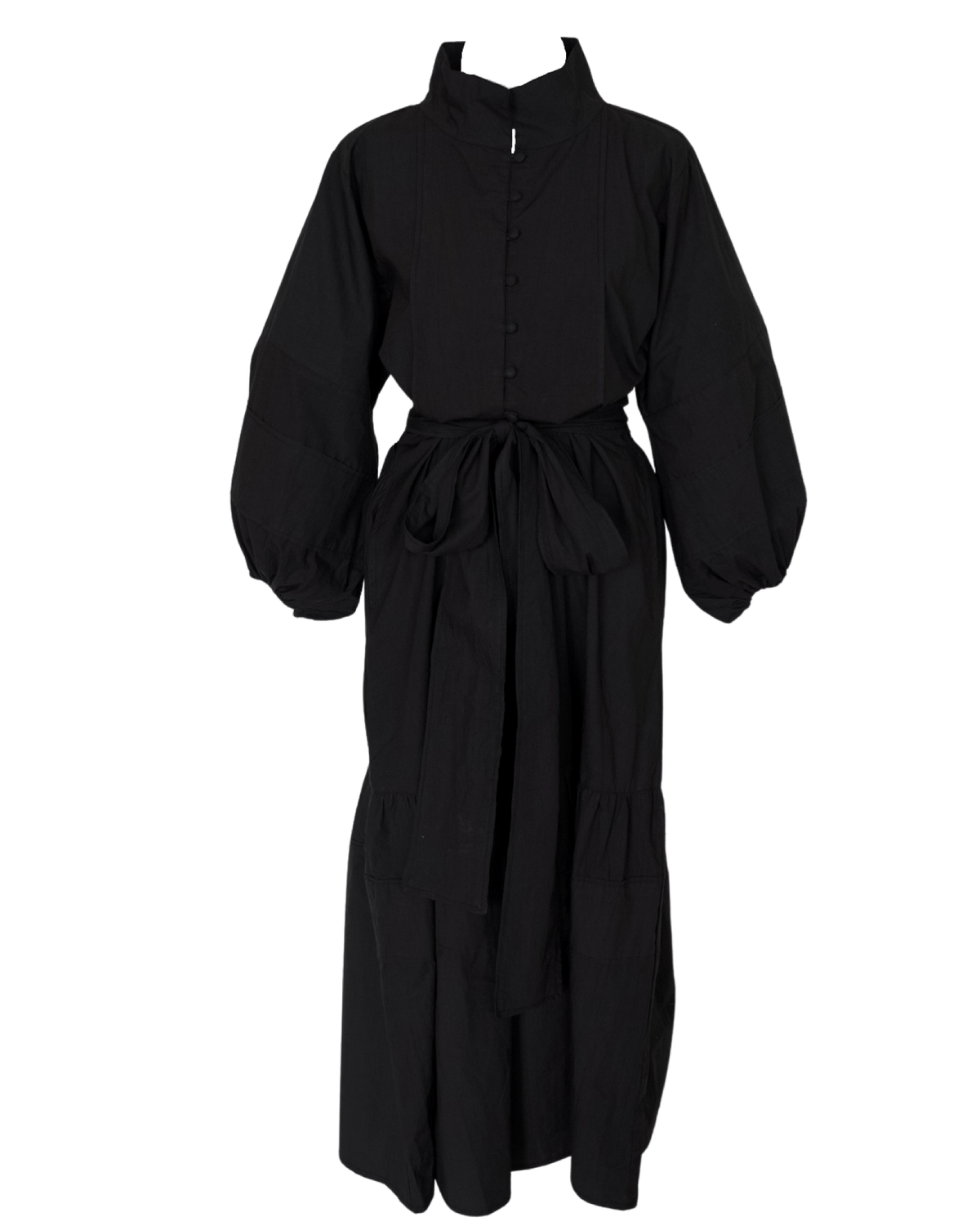 Sue Sartor Flounce™️ | Robe de voyage noire