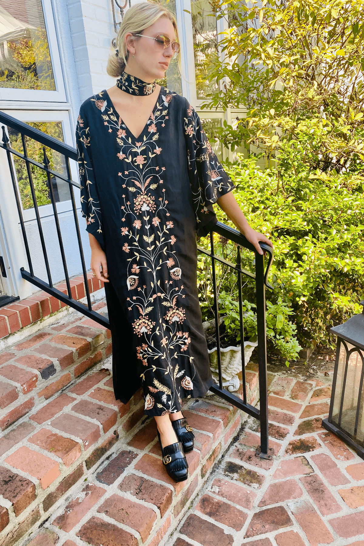 SS Kaftan | Black/Rose Gold/Antique Gold & Silver