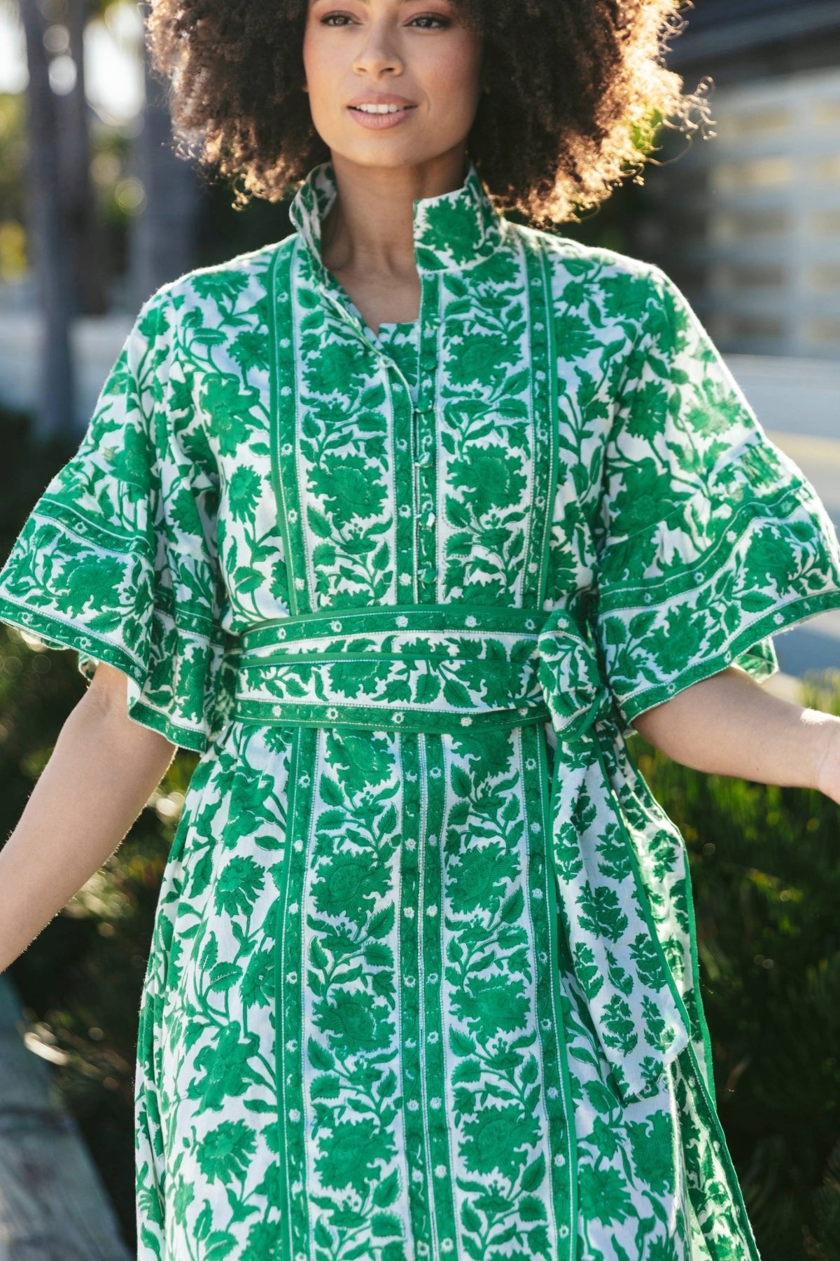 Palladio Kaftan | Kelly Green Vintage Lily