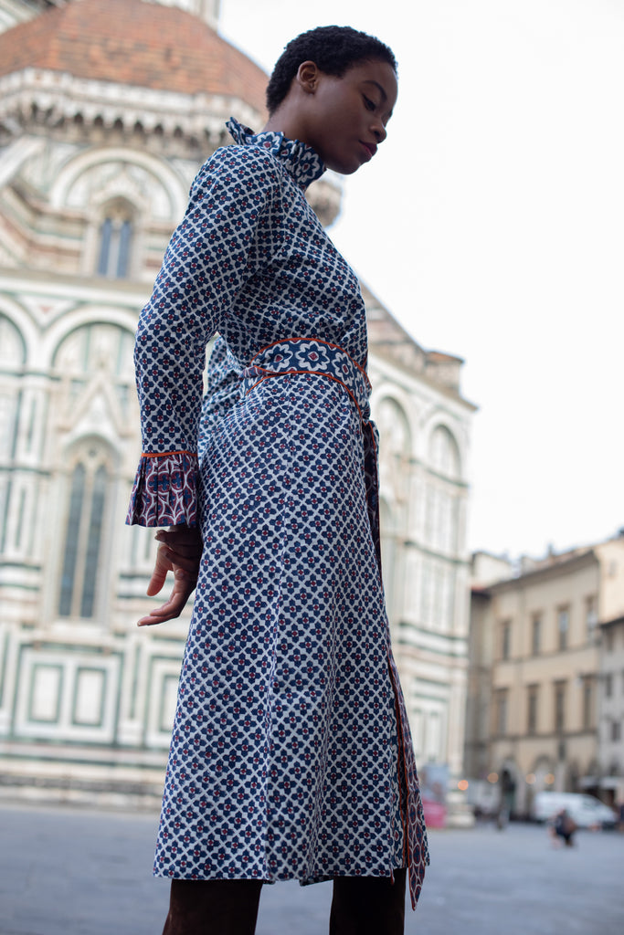 Montalcino Midi | Burgundy/Navy Piazza