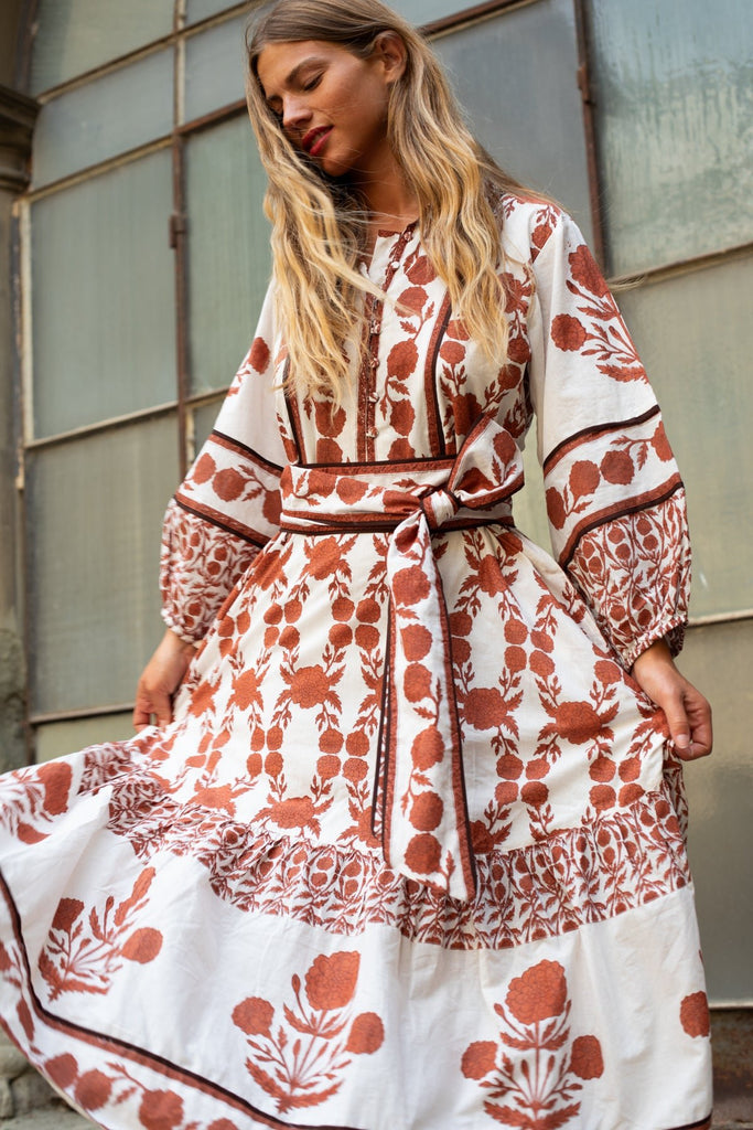 marigold boho dress Autumn Air Marigold Boho Dress
