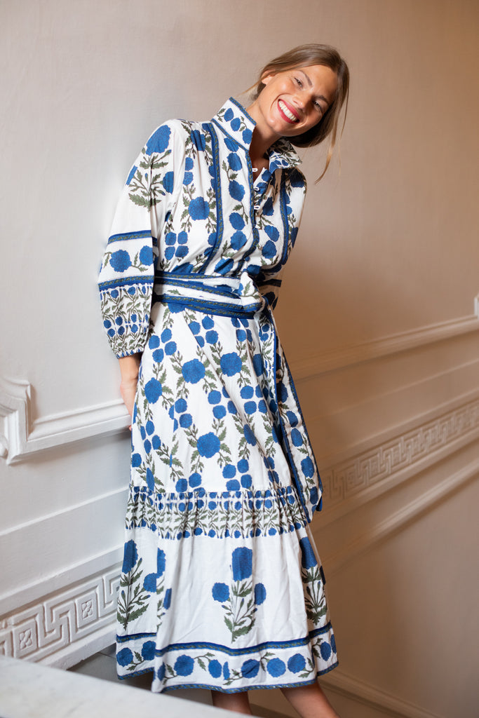 SUE SARTOR Flounce | French Blue SUE SARTOR Marigold