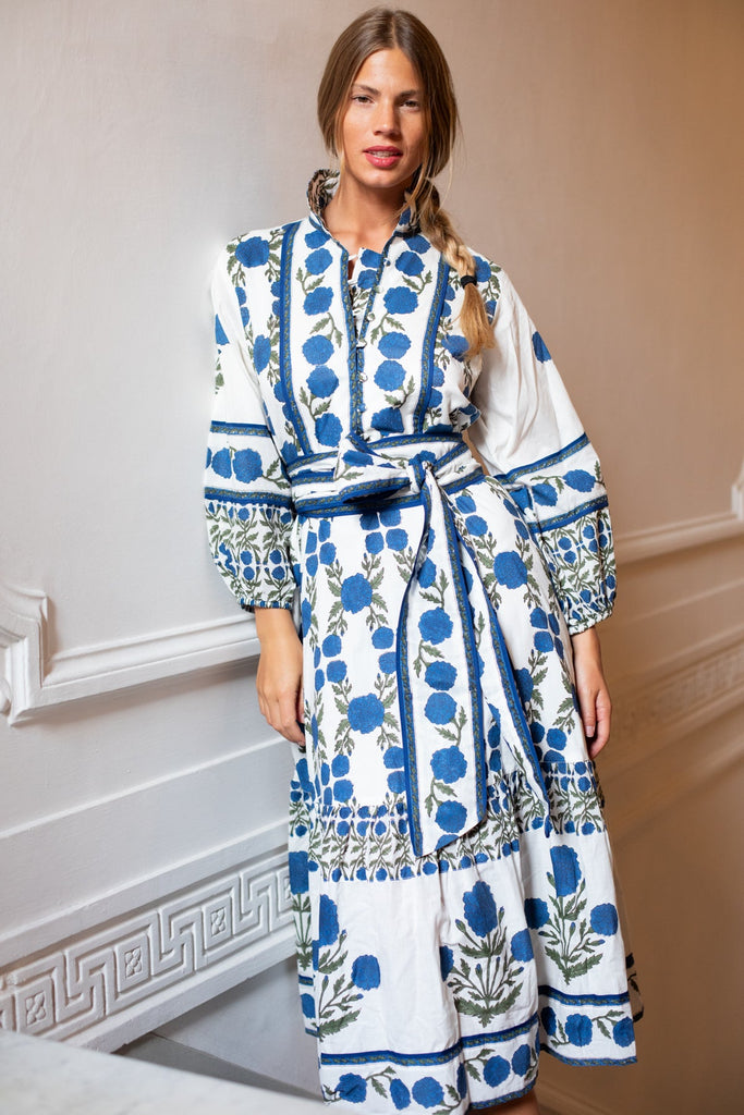 SUE SARTOR Flounce | French Blue SUE SARTOR Marigold