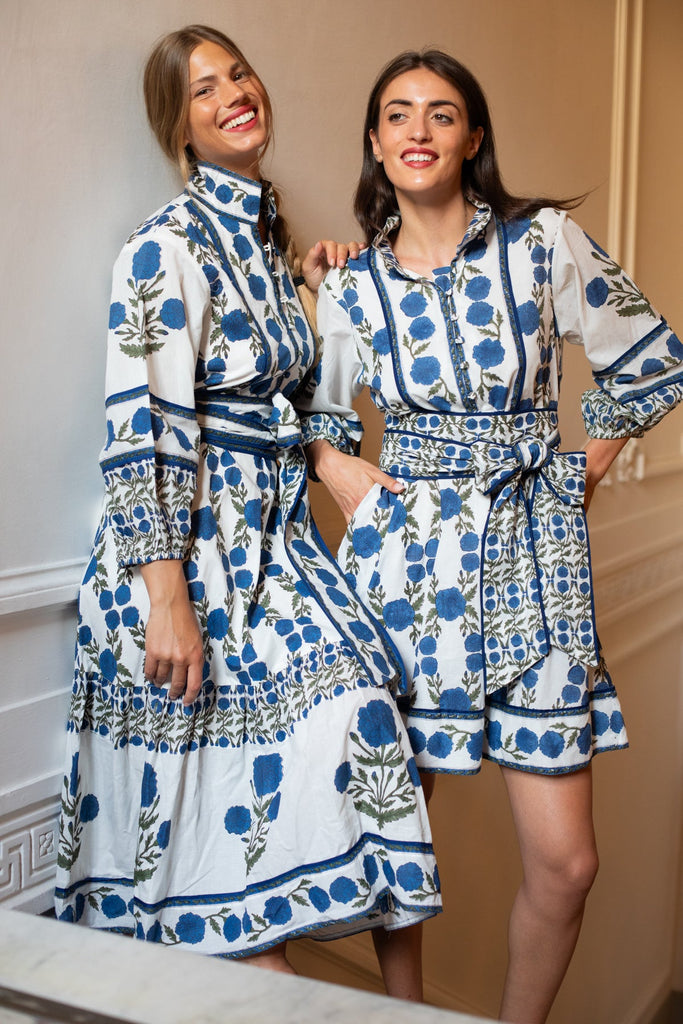 SUE SARTOR Flounce | French Blue SUE SARTOR Marigold