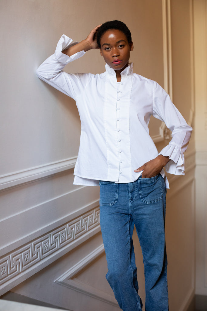 Montalcino Tunic | White Poplin