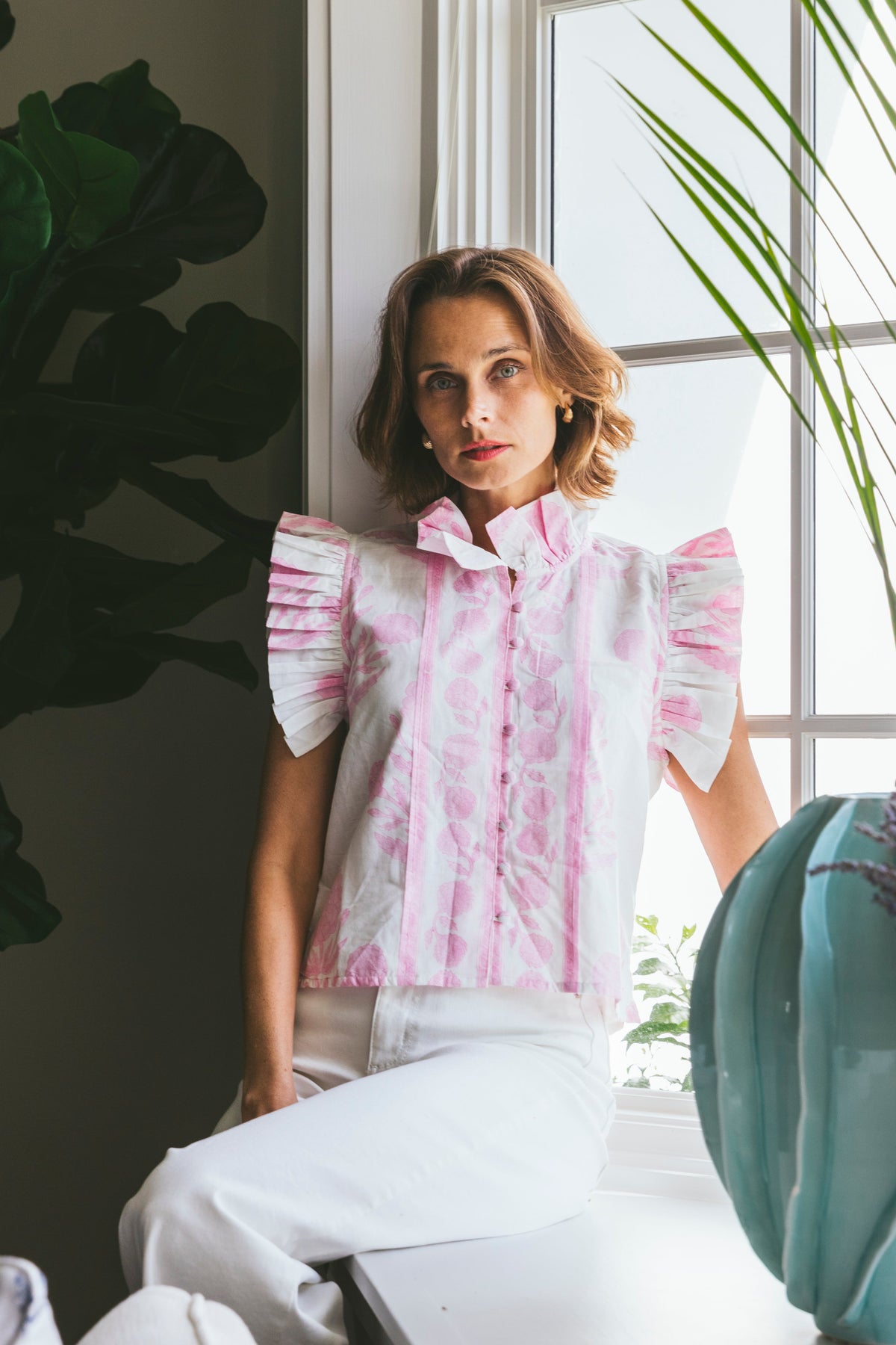 Fairfield Top | Blush Marigold