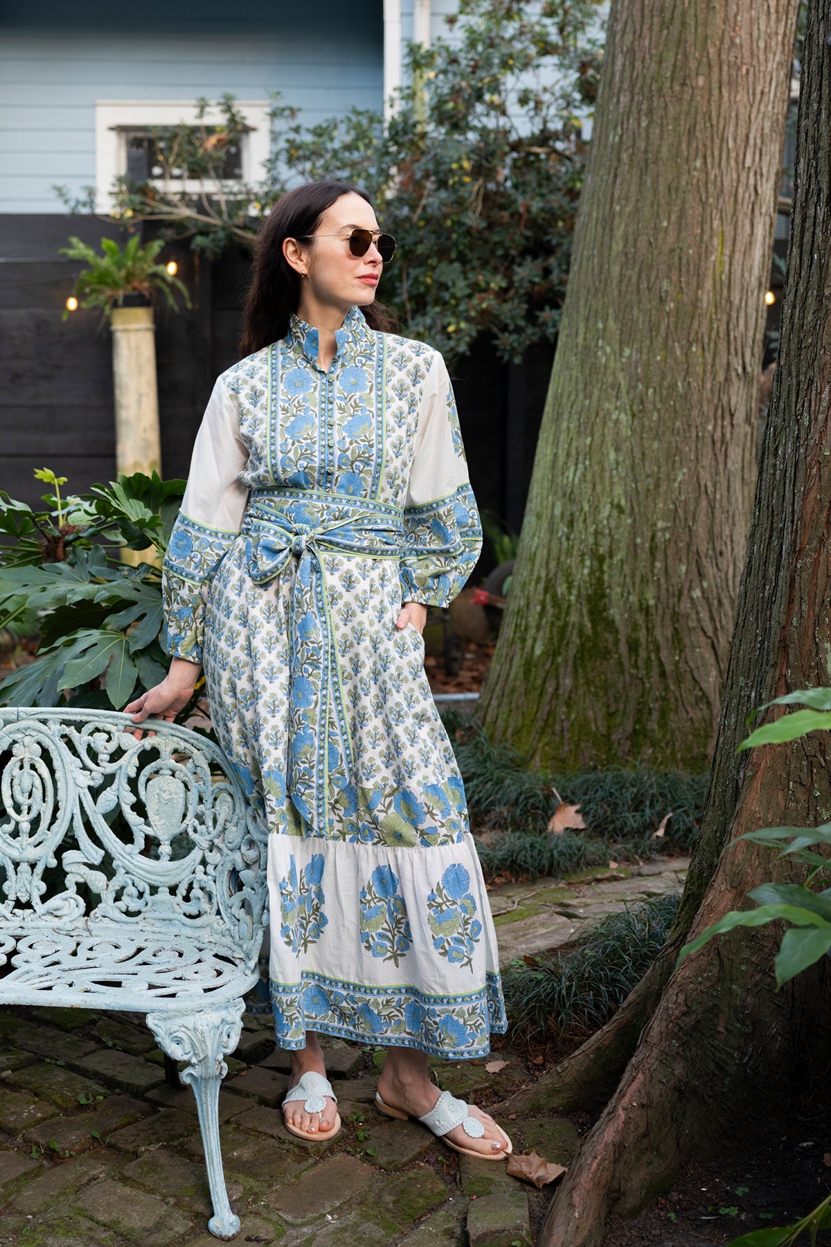 chinese dress ladies Sue Sartor Flounce