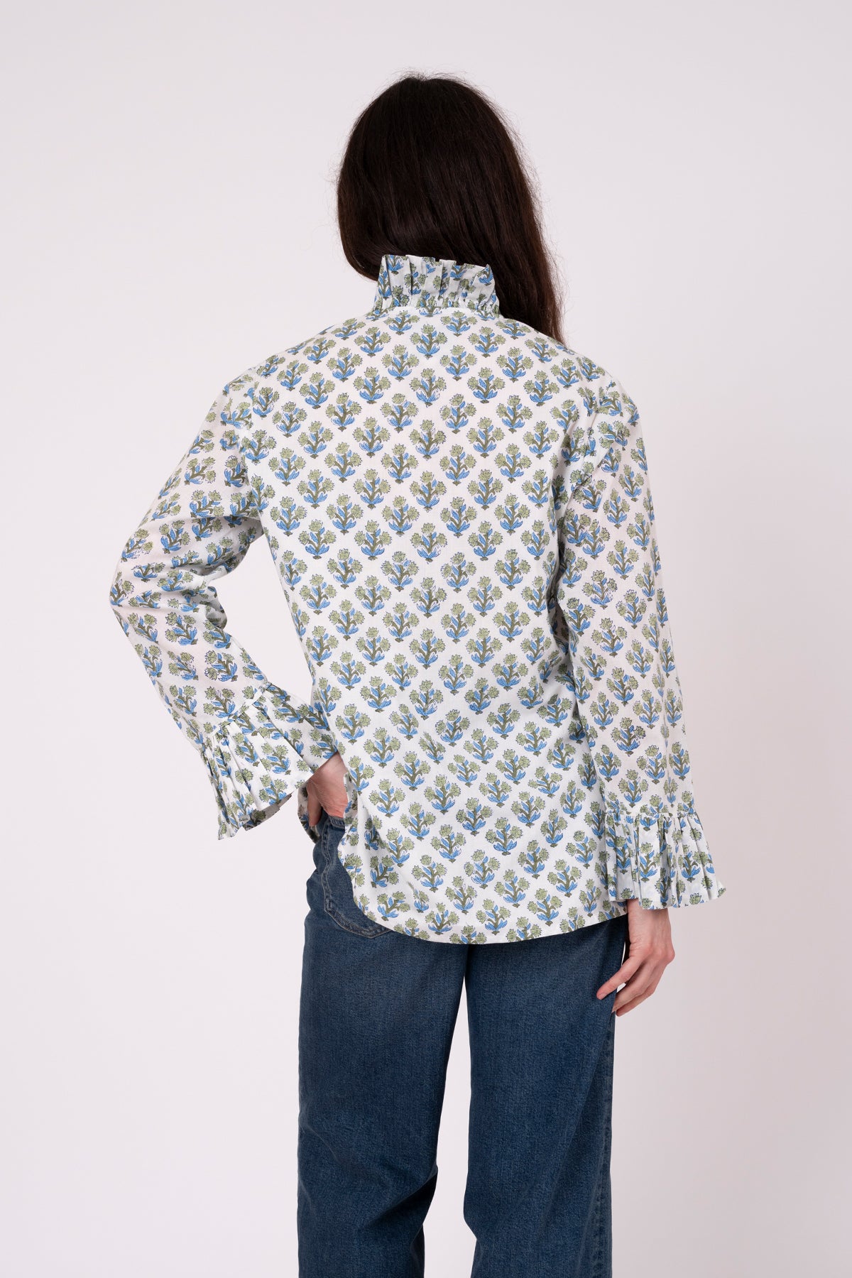 Montalcino Tunic | Bleu/Thyme Vintage Poppy
