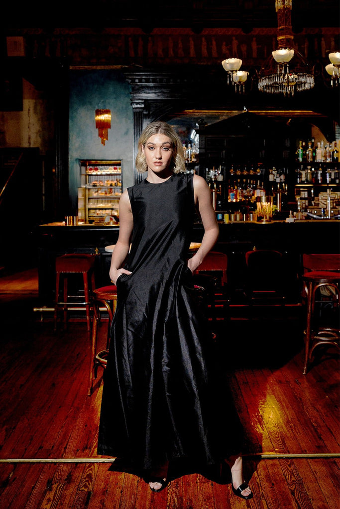 Tibi Dress Silk Taffeta Dress by SUE SARTOR XS Tibi Dress Silk Taffeta Dress by SUE SARTOR XS