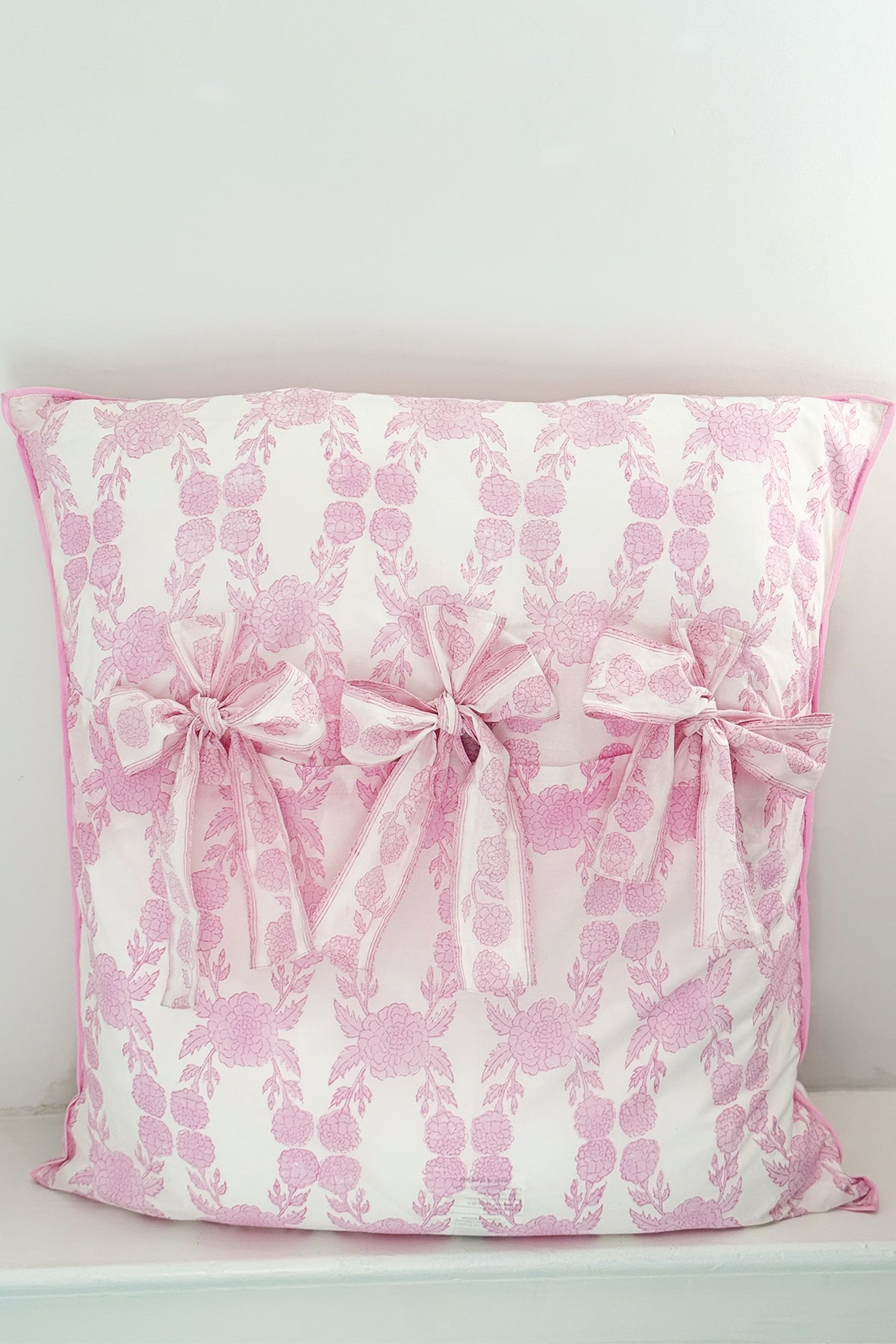 Tie Back Euro Sham | SUE SARTOR Marigold