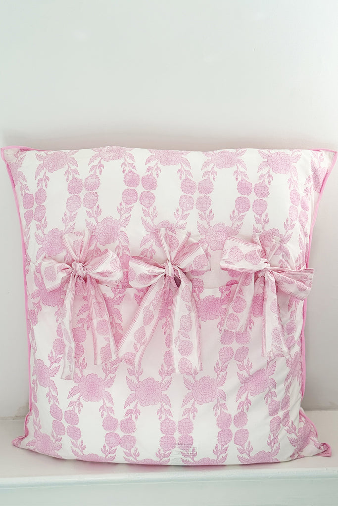 Tie Back Euro Sham | SUE SARTOR Marigold