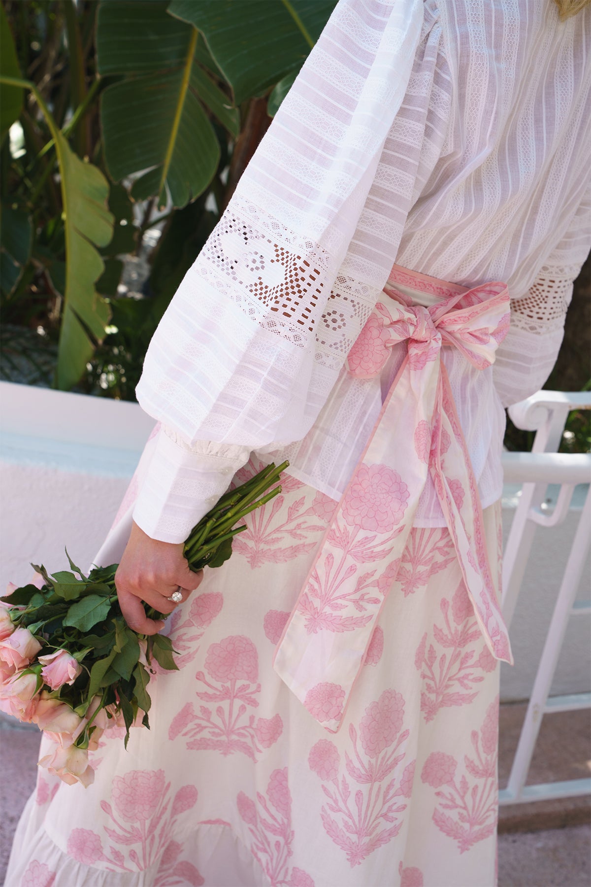 SUE SARTOR Flounce Skirt | Blush SUE SARTOR Marigold