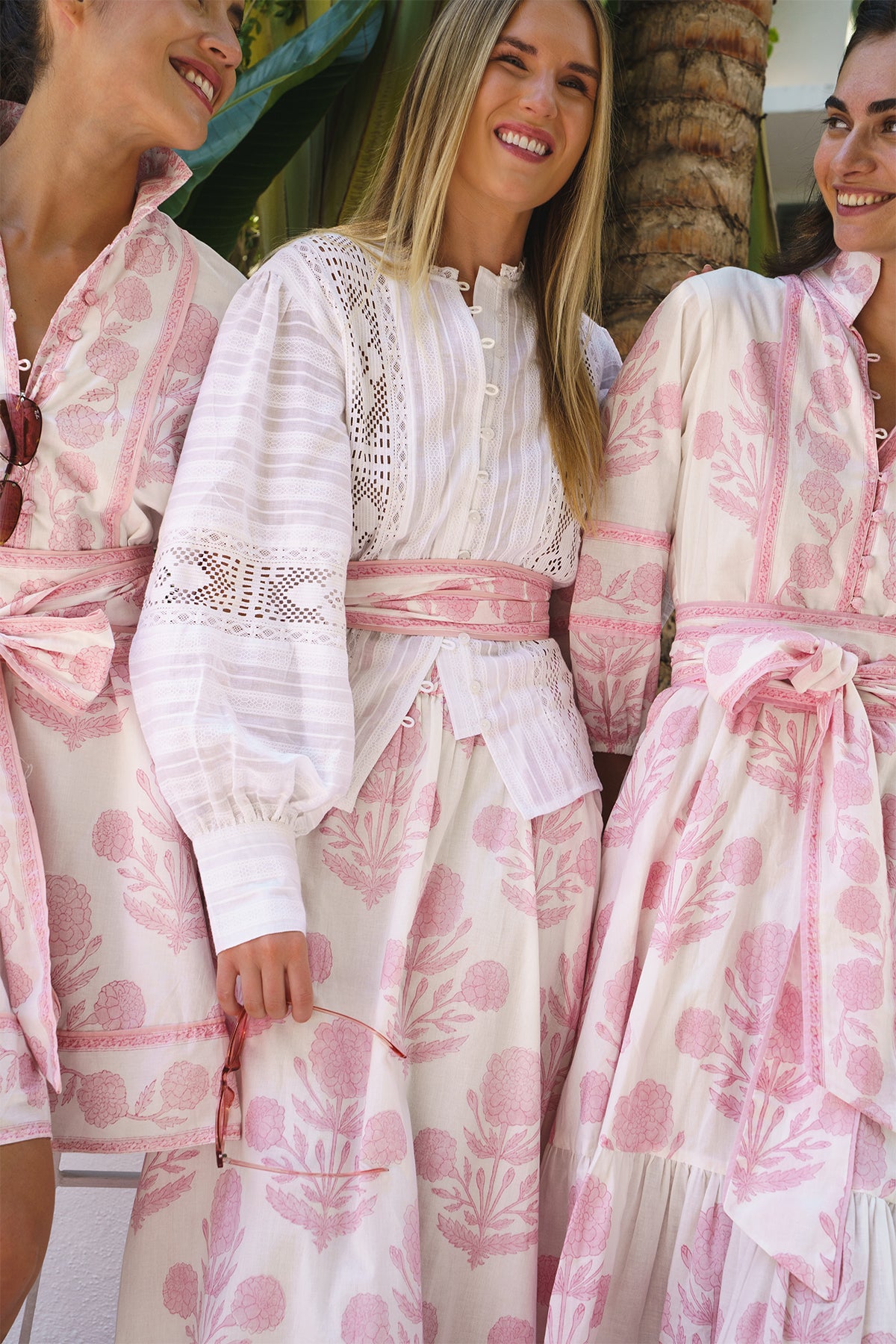 SUE SARTOR Flounce Skirt | Blush SUE SARTOR Marigold
