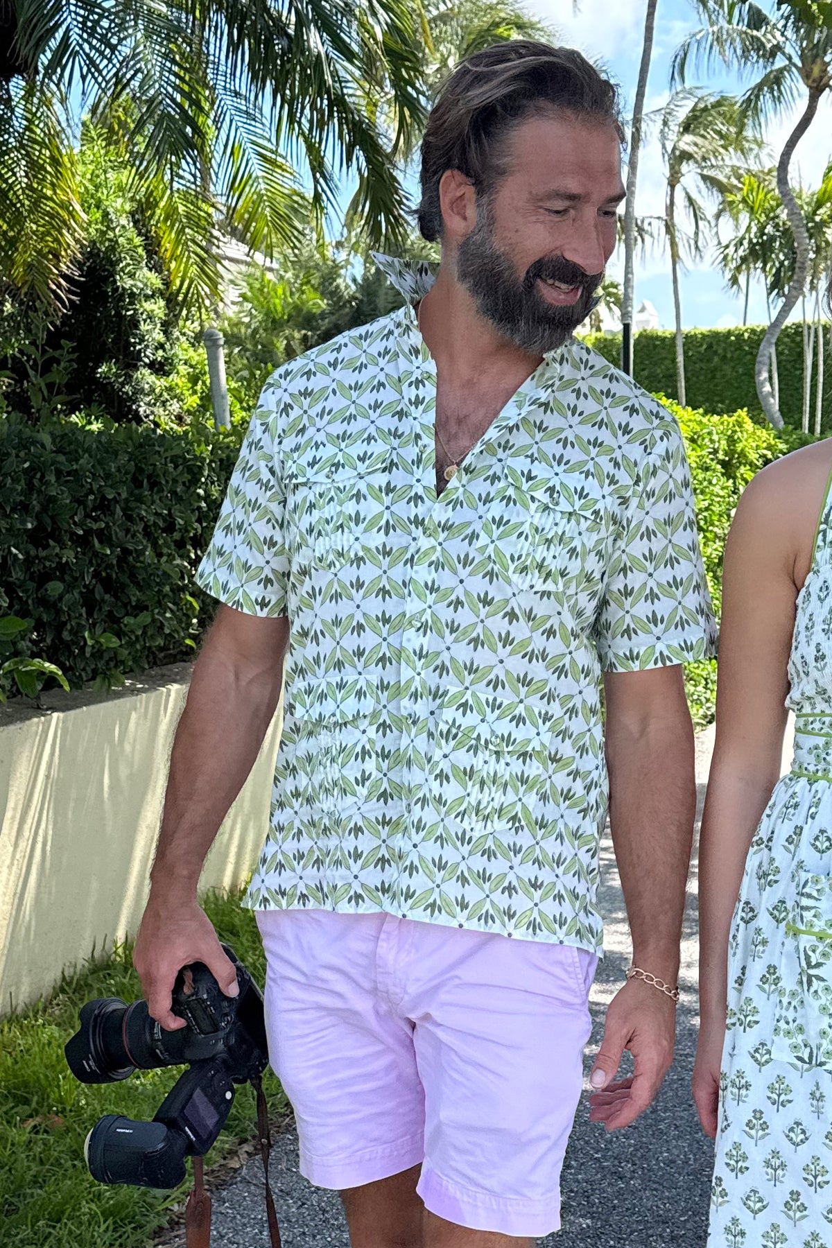 Chemise Cabana SS | Bambou Citron Vert