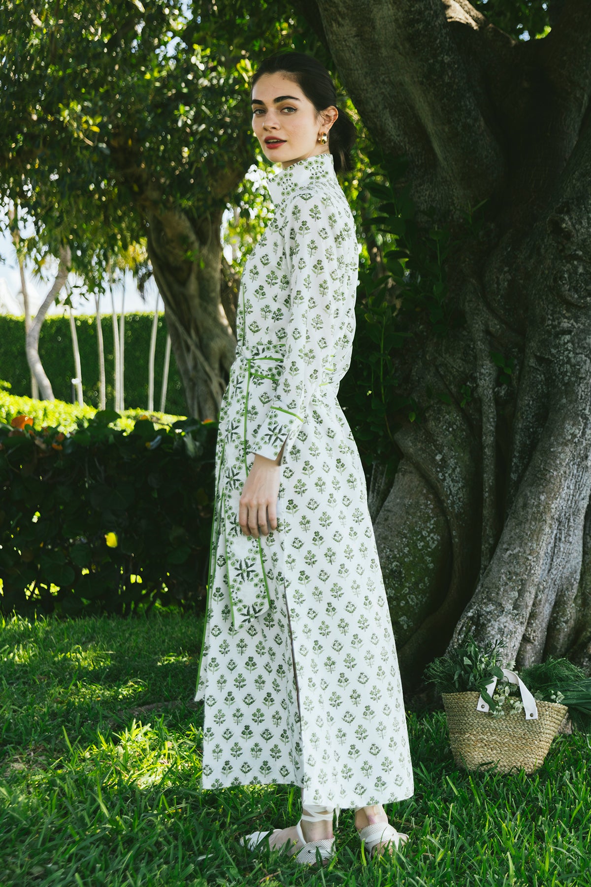 Marrakech Kaftan | Chartreuse/Sage Provence