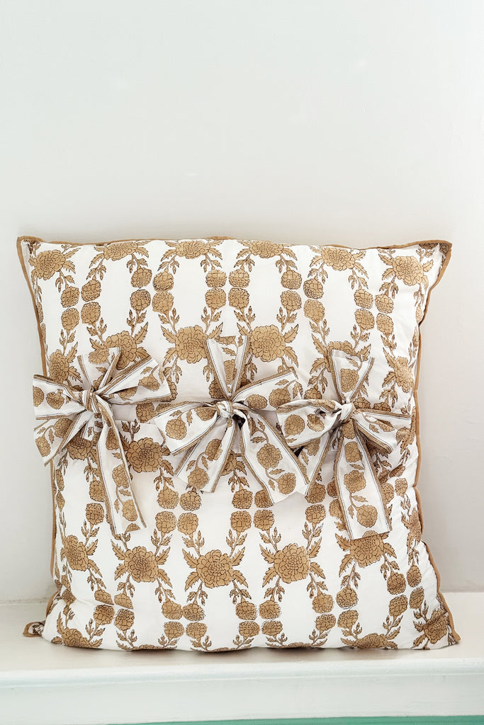 Tie Back Euro Sham | SUE SARTOR Marigold