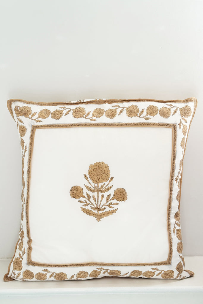 Tie Back Euro Sham | SUE SARTOR Marigold