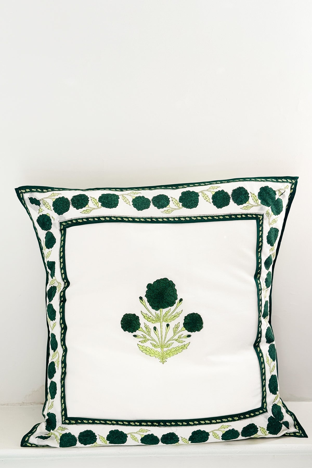 Tie Back Euro Sham | SUE SARTOR Marigold
