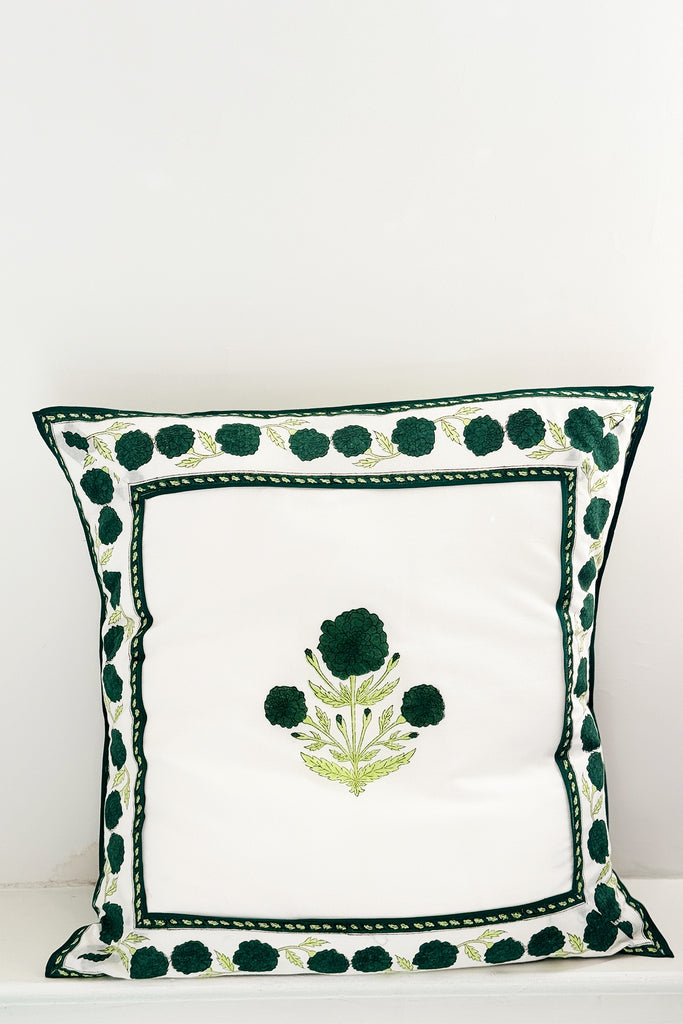 Tie Back Euro Sham | SUE SARTOR Marigold